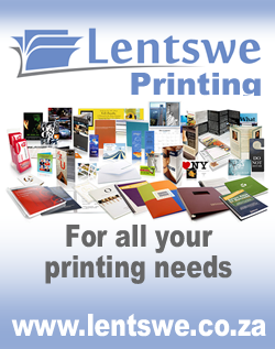 Lentswe Printing — for all your printing needs