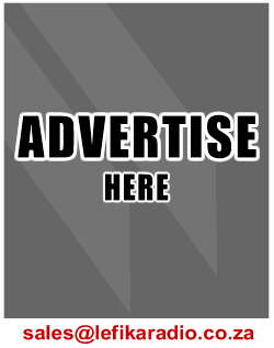 Advertise here — sales@lefikaradio.co.za