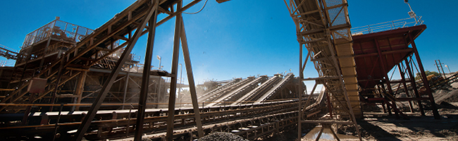 Mining processing plant